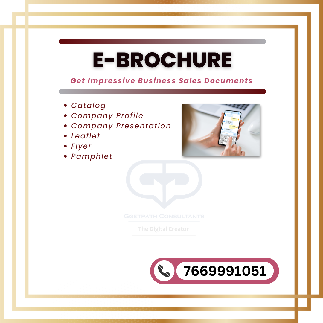 E-Brochure Designing